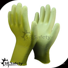 SRSAFETY segurança luva amarela colorida luva / luvas de trabalho / luvas de segurança
